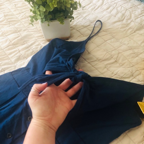 Navy Blue Dress - Picture 2 of 2